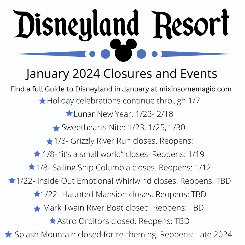 Visiting Disneyland in January Everything You Need To Know For 2024